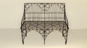 Gothic Wire Settee