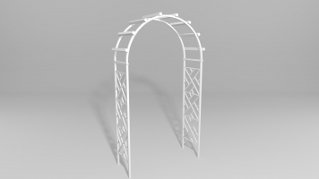 Chippendale Arched Garden Arbor